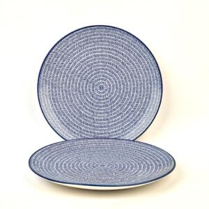 lineas azules plates